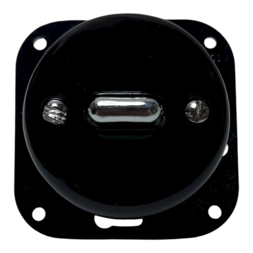 Antica Toogle GOLD włącznik podtynkowy krzyżowy czarny/srebrny K1-R140N1C/B