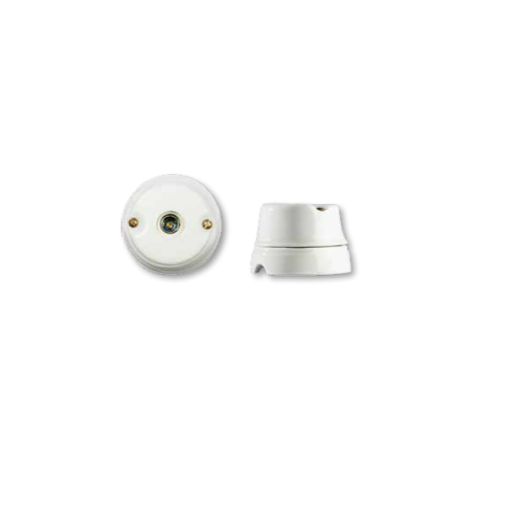 Porcelanowe gniazdo natynkowe antenowe, TV żeńskie, GiGambarelli, 00240