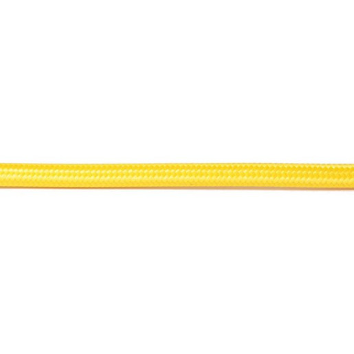 Kabel w oplocie okrągły żółty 2x0,75