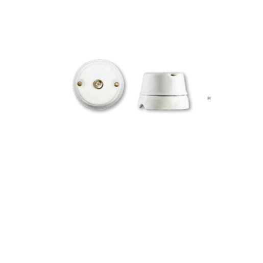 Porcelanowe gniazdo natynkowe antenowe, TV męskie, GiGambarelli,00241