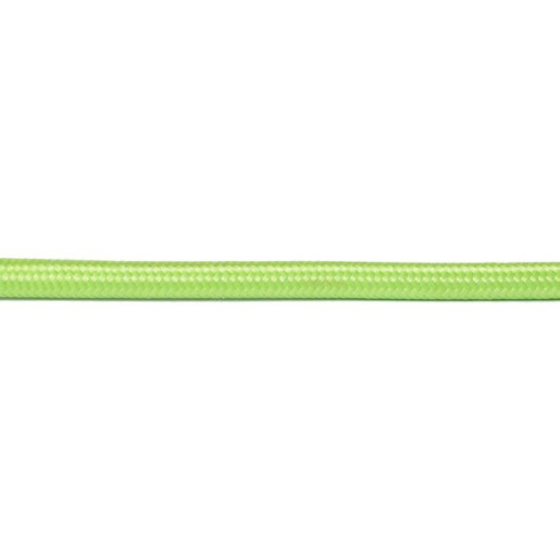 Kabel w oplocie okrągły jaskrawa zieleń 2x0,75