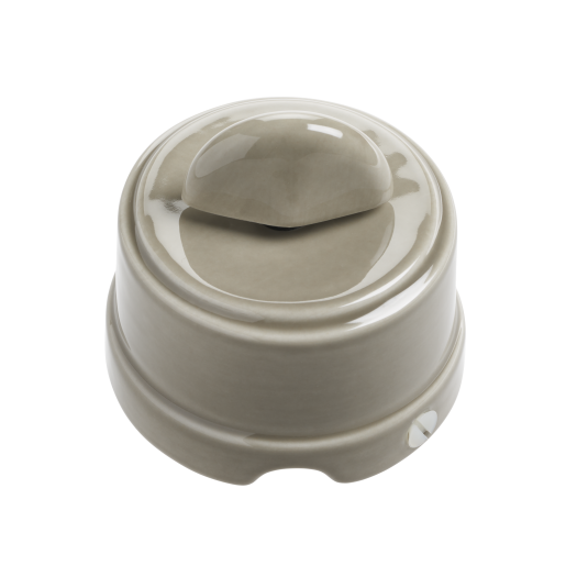 Porcelanowy włącznik natynkowy obrotowy pojedynczy GiGambarelli SX110.T