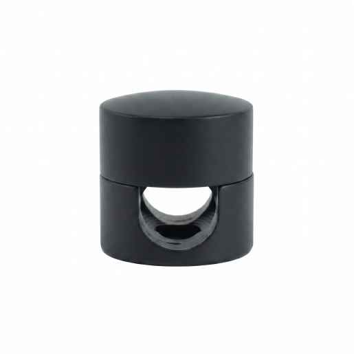 Uchwyt przewodu Alu otw&oacute;r 9mm,dia16mm,czarny
