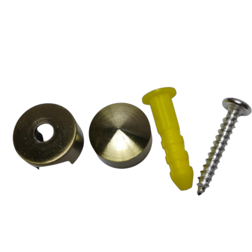 Uchwyt przewodu Alu otw&oacute;r 9mm ,dia16mm, patyna