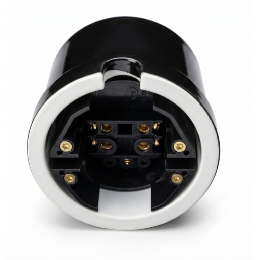 ANTICA TOOGLE  ceramiczny włącznik natynkowy podw&oacute;jny czarny K1-R210NMb