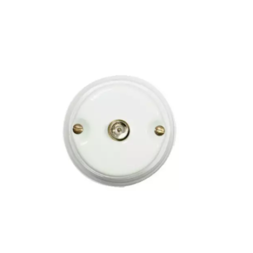 Porcelanowe gniazdo natynkowe antenowe, TV męskie, GiGambarelli,00241