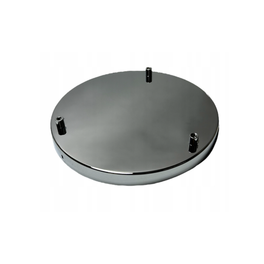 Podsufitka metalowa do lampy wiszącej pająk MOSIĄDZ SREBRNA CHROM fi 300mm