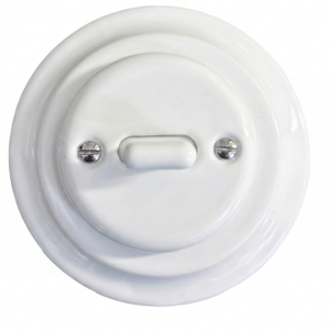 ANTICA TOOGLE  ceramiczny włącznik krzyżowy podtynkowy biały K1-R140Nw 