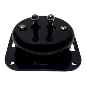 ANTICA TOOGLE  ceramiczny włącznik żaluzjowy czarny/srebrny K1-231N1SMC/B