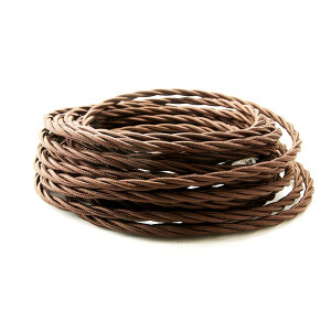 Kabel w oplocie skręcanym biały 3x2,5