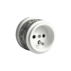 Gniazdo ceramiczne FOLK z bolcem natynkowe ANTICA, AN.206.2