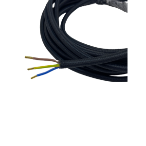 Przewód elektryczny OMY czarny 3x0,75 PVC linka