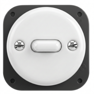 ANTICA TOOGLE  ceramiczny włącznik krzyżowy podtynkowy biały K1-R140Nw 