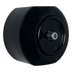 Gniazdo satelitarne z ramką czarne LOFT vintage black NATYNKOWE ŚRODKOWA