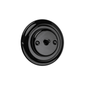 ANTICA TOOGLE  ceramiczny włącznik podtynkowy pojedynczy czarny K1-R110Nb