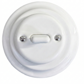 ANTICA TOOGLE  ceramiczny włącznik krzyżowy podtynkowy biały K1-R140Nw 