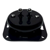 ANTICA TOOGLE  ceramiczny włącznik żaluzjowy czarny/srebrny K1-231N1SMC/B