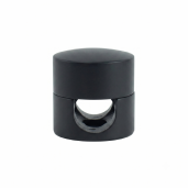 Uchwyt przewodu Alu otw&oacute;r 9mm,dia16mm,czarny