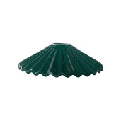 Klosz ceramiczny falbana turkus 32 cm 