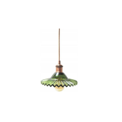 LAMPA RETRO ZIELONE SZKŁO 